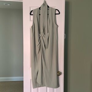 Everlane - The Japanese GoWeave Sleeveless Tank Wrap Dress - Mint Green (10)